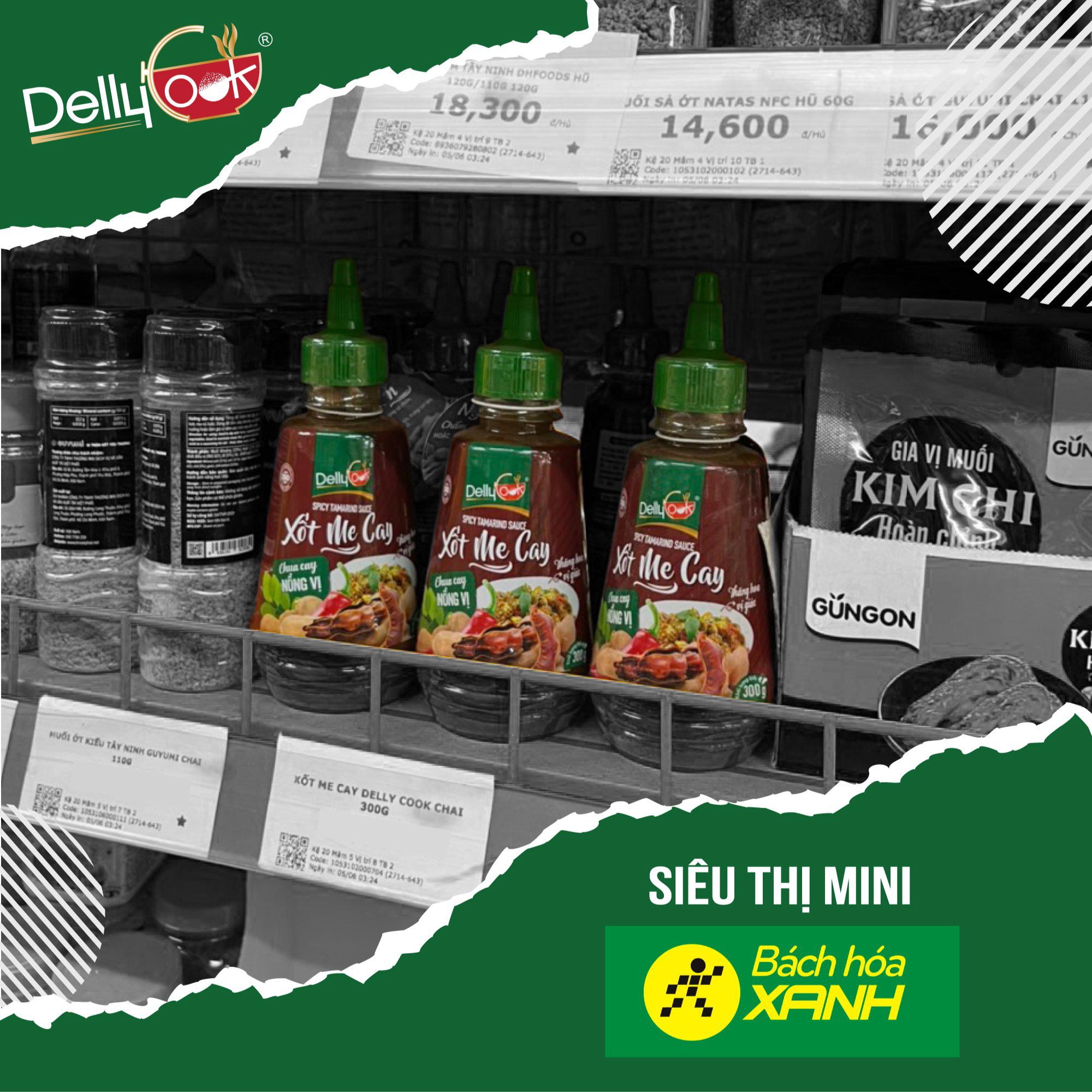 Xốt Me Cay Dellycook đã có mặt tại hàng loạt hệ thống các siêu thị và cửa hàng tiện lợi tại khắp Việt Nam